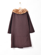 50's〜60's アメリカ製 ファーカラーコート