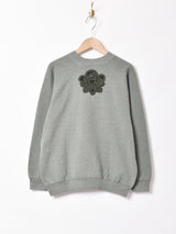 アメリカ製 クロシェデザイン スウェットシャツ