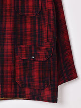 WOOLRICH グレンチェック柄ウールコート