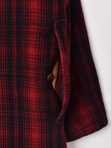 WOOLRICH グレンチェック柄ウールコート