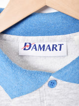 襟付き デザインスウェットシャツ