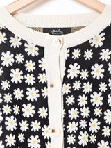 【2色展開】Meridianフラワー  カーディガン