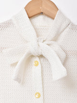 フランス製 ボウタイ ブラウス