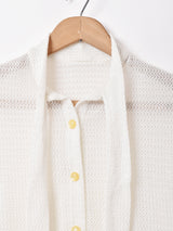 フランス製 ボウタイ ブラウス