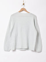 シアー ビーズセーター