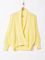 ダブルカーディガン