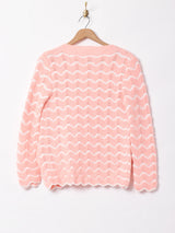 ウェーブカーディガン