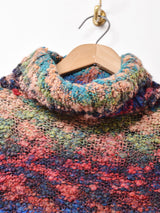 グラデーション ネップセーター