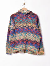 グラデーション ネップセーター