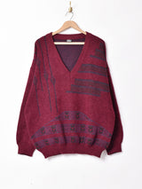 イタリア製 Vネックセーター