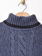 タートルネック コットンセーター