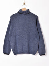 タートルネック コットンセーター