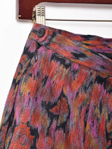 総柄 フレアスカート