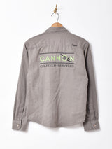 長袖 ワークシャツ