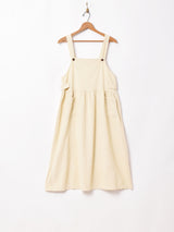 【2色展開】Elcaminoコーデュロイサロペットワンピース