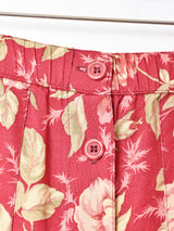 花柄 フレアスカート