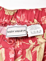 花柄 フレアスカート