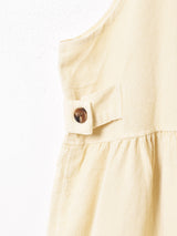【2色展開】Elcaminoコーデュロイサロペットワンピース