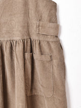 【2色展開】Elcaminoコーデュロイサロペットワンピース