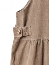 【2色展開】Elcaminoコーデュロイサロペットワンピース