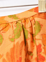 総柄 フレアスカート