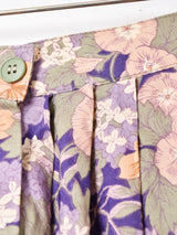 花柄 フレアスカート