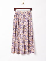 花柄 フレアスカート