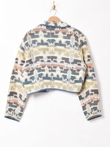 タペストリー ショートジャケット