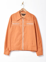 レザーパイピングジャケット