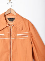 レザーパイピングジャケット