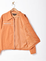 レザーパイピングジャケット