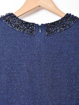 スリーブレス ラメワンピース