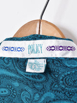 ペイズリー柄 長袖シャツ