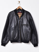 レザーブルゾン