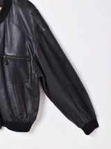 レザーブルゾン