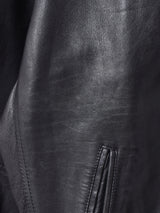 レザーブルゾン