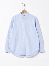 Ralph Lauren ワンポイント オックスフォード 長袖シャツ