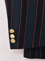 イングランド製 ストライプ テーラードジャケット