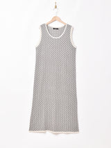 【2色展開】Meridianノースリーブ ニットワンピース