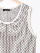 【2色展開】Meridianノースリーブ ニットワンピース