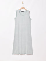 【2色展開】Meridianノースリーブ ニットワンピース