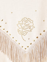 アメリカ製 スタッズ フリンジ デザインTシャツ