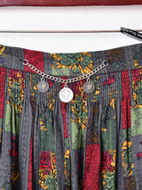 花柄 チロルスカート