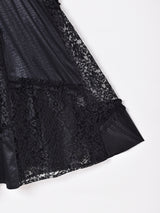 レース デザイン フレアスカート