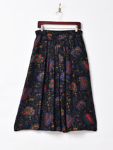 総柄 フレアスカート