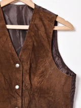 フェイクスエードベスト