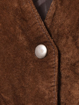 フェイクスエードベスト