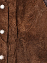 フェイクスエードベスト