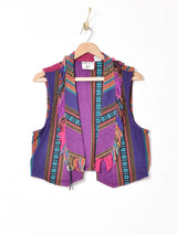 インド綿 フリンジベスト