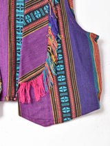 インド綿 フリンジベスト